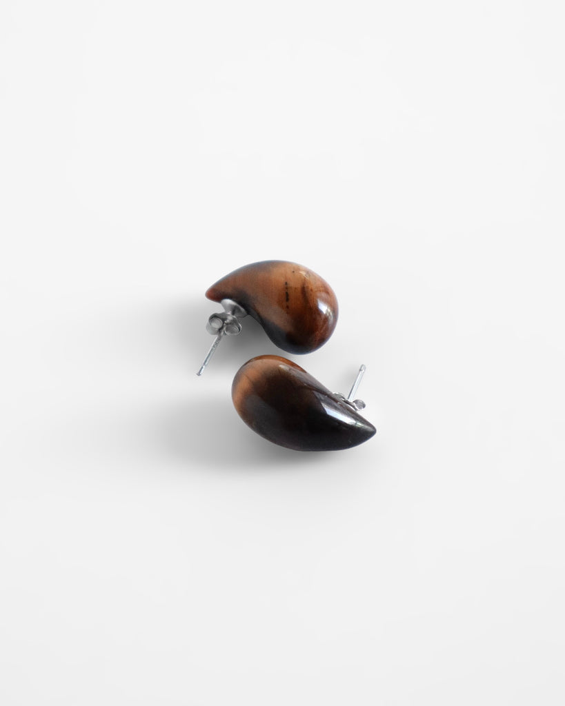 Baisse Tiger Eye earrings