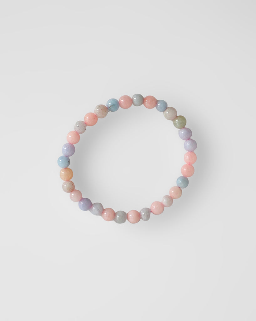 Multi colour morganite bracelet
