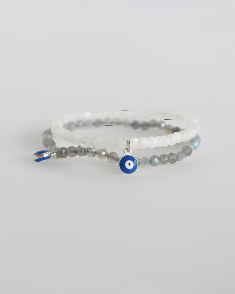 Duo evil eye bracelets