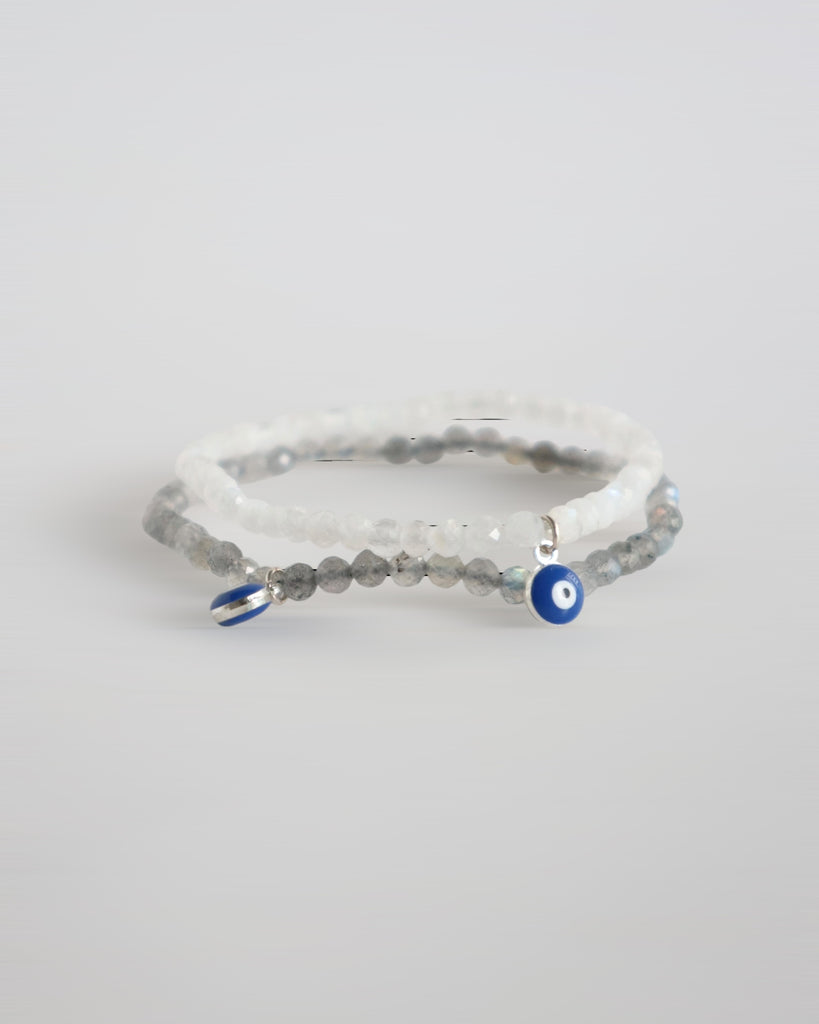 Duo evil eye bracelets