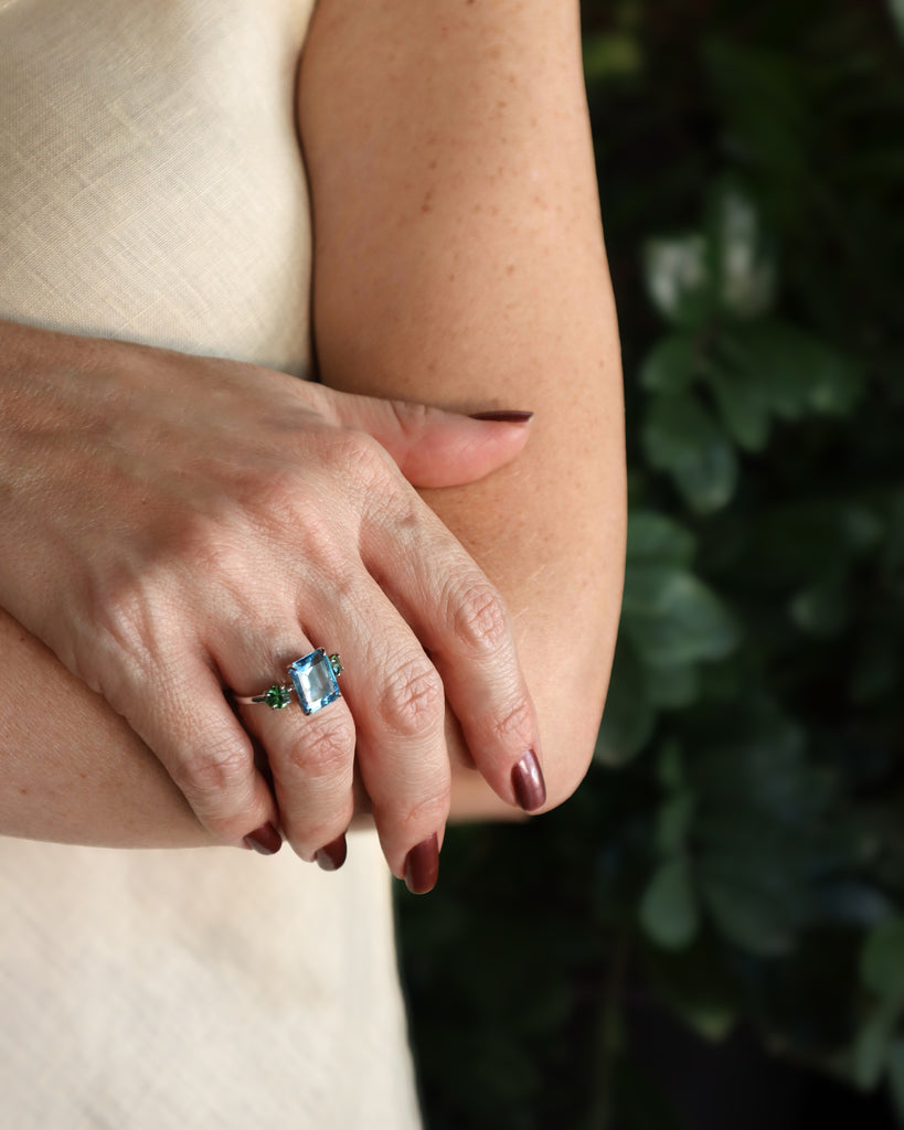 Art Deco Ring - White Gold