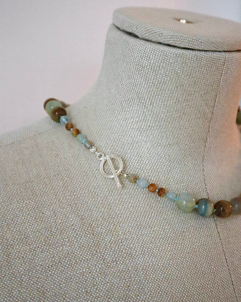 Blue Gemstone necklace sample